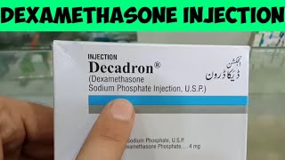 Decadron Dexamethasone Injection Uses Benefits Side Effects In Urdu Hindi  Dexamethasone In Hindi [upl. by Eceinart127]