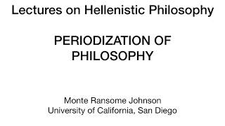 Hellenistic Philosophy 11 Periodization [upl. by Aicenad663]