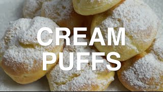 EASY Cream Puffs RECIPE [upl. by Summons197]