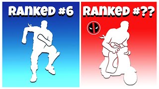 Top 10 Best TRAVERSAL EMOTES In Fortnite Chapter 2 Season 2 Ranking Traversal Emotes [upl. by Cindelyn295]