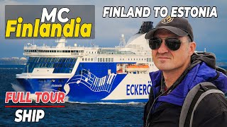 Cheapest Ferry From Helsinki to Tallinn  MS Finlandia [upl. by Tur449]