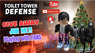 🔴Toilet Tower Defense EP 69 part 2  ENDLESS mode is Coming  PLAYING WITH FANS [upl. by Adnoel]