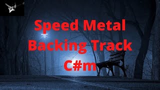 SPEED METAL BACKING TRACK IN C HARMONIC MINOR [upl. by Annodas]