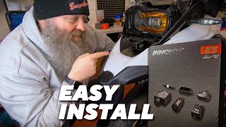 Innovv K5 Installation  How to Install Flagship 4K Motorcycle Dashcam System on Any Bike [upl. by Vita543]