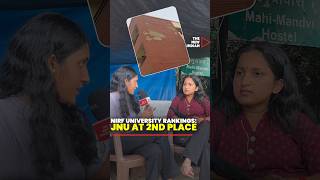 India College Rankings JNU Female Student Its Due To The Students Efforts [upl. by Nahtaoj142]