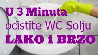 Kako da ispraznite vodu iz WC Skoljke  Solje i ocistite je za 3 minuta [upl. by Winnah]