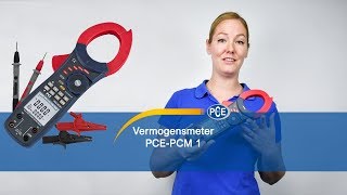 Vermogensmeter PCEPCM 1  PCE Brookhuis [upl. by Aimak971]