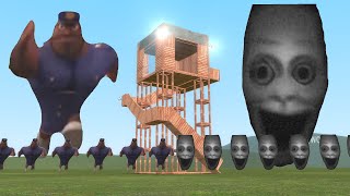 Officer Earl And Juggler Vs Towers In Garrys Mod [upl. by Wallford]