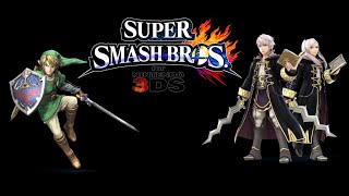 Super Smash Bros 3DS Parte 4 Link Vs Robin [upl. by Yannodrahc]