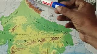 Indias physical features Indo gangetic plains important for DSC [upl. by Llehcsreh]