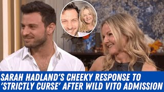 Boom Sarah Hadlands cheeky response to Strictly curse after wild Vito Coppola admission [upl. by Lenoil]