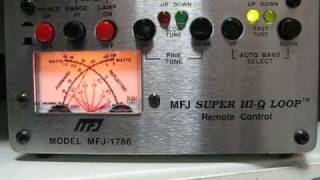 MFJ1786 loop antenna [upl. by Zebadiah]