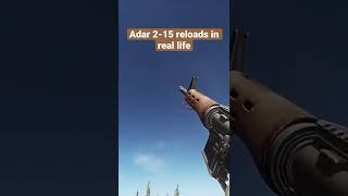 Escape from Tarkov Adar 215 reloads in real life shorts [upl. by Emory]