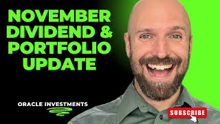 November dividend payouts and portfolio update dividends Investing Stocks [upl. by Atnomed]