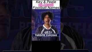 Key amp Peele More Hilarious Football Names 🤣😂🤣 shorts sports [upl. by Htiaf496]