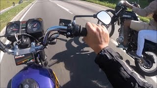 XT600 VS RD135 quem leva CG Titan 160 sonhadora [upl. by Treblihp970]