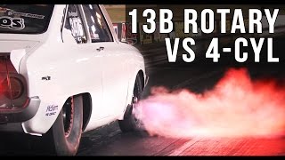 Turbo Compacts  13B Rotary vs 4cylinder [upl. by Maryjane]