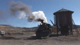 Cumbres ToltecRioGrande Narrow Gauge Freight TrainOsier2Chama [upl. by Gunar715]