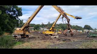 priestman VC20 VC15 classic excavator Cromford steam rally 2024 vintage plant demonstration [upl. by Nimar]