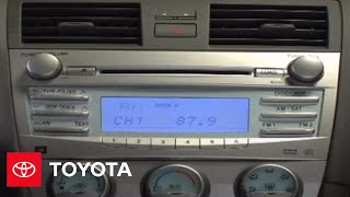 2007  2009 Camry HowTo CD Function  JBL 6disc CD Changer  Toyota [upl. by Itirp]