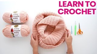 How to Crochet a Scarf  no experience needed [upl. by Lorelle782]