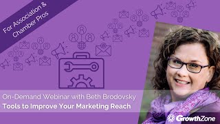 OnDemand quotTools to Improve Your Marketing Reachquot with Beth Brodovsky [upl. by Kraus]