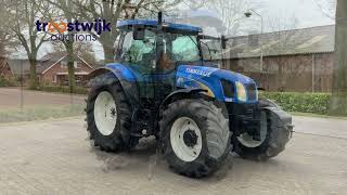 New Holland TS115A fourwheel drive agricultural tractorAuction 3825519 [upl. by Rexana600]