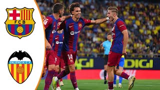 Barcelona vs Valencia  Extended Highlights amp Goals 2024  Football Life 2024 [upl. by Euton]