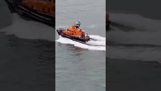 This awesome AerialFootage shows two lifeboats launched together RNLI RNLIRescue [upl. by Laurent98]