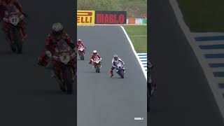 The WINNING overtake from Toprak on Bautista 💪  2024 EstorilWorldSBK 🇵🇹 [upl. by Mosora]