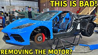 Rebuilding A Wrecked 2023 Corvette C8 Part 2 [upl. by Aimal189]