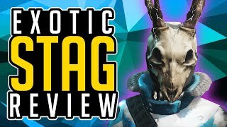 Destiny 2 THE STAG Exotic Helmet REVIEW  Curse of Osiris Exotics [upl. by Aeriela]