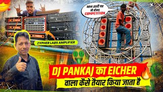 DJ PANKAJ CKY KA NEW बाराती कैसे तैयार किया गया साथ में किया गया भयंकर SOUND CHEK🔥  DJ RITESH VLOGS [upl. by Boak352]