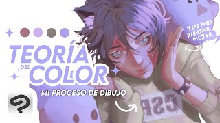 Contraste valores y Teoría del color w Clip Studio Paint [upl. by Lienhard]