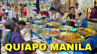 Quiapo Market Manila  Streets and Market Scenes this Christmas 2024  Walking Tour Philippines [upl. by Amaso]