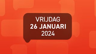 1Twente Vandaag van 26 januari 2024 [upl. by Graig]