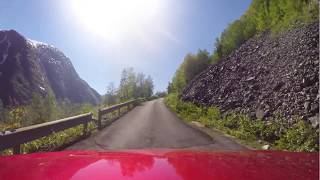 Roads in Norway  Kjeåsen roadcam [upl. by Alletniuq]