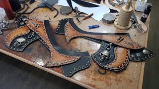 Leather Craft Music Videomake a harley davidson engine heat dissipation coverSam RyderTiny Riot [upl. by Maclean]