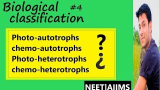 Lec4 Biological classification Hindi  Nutrition Based classification  NEET AIIMS [upl. by Alban]