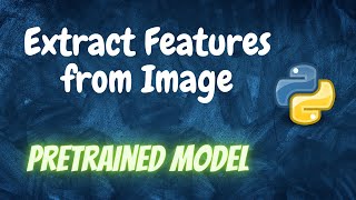 Extract Features from Image using Pretrained Model  Python [upl. by Nivert]