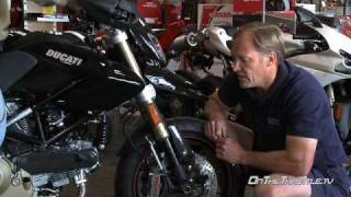 2008 Ducati Hypermotard Suspension Evaluation [upl. by Ehrman]