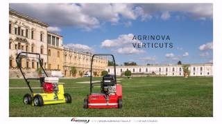 PowerRake Scarifier Aerator Agrinova Petrol drive HowToChooseVerticut [upl. by Enohs]