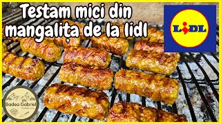 Incercam MICI de la LIDL din carne de MANGALITA [upl. by Lorsung944]