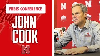 Nebraska volleyball coach John Cook recaps Michigan win I Huskers I GBR [upl. by Enelrad]