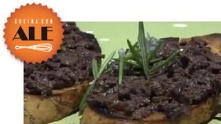 Cucina con Ale  Crostini di patè di fegato  Ricetta [upl. by Ayalahs]