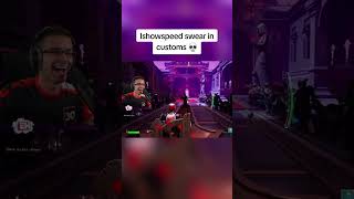 Ishowspeed swears in Nicks customs ishowspeed reaction live fortnite [upl. by Robers389]