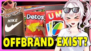 Vtuber learns about off brand items  degenerocity react [upl. by Eelnayr]