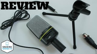 Elegiant Microphone Review  SF920 35mm Wired Handsfree Condenser Microphone [upl. by Yrot]