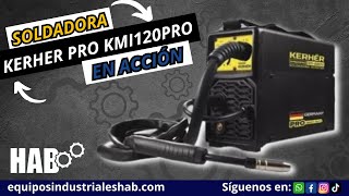 Soldadora Kerher KMI120PRO en acción [upl. by Eelesor]