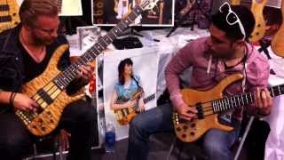 Hadrien Feraud and Joshua Young quotIsnt she lovelyquot jam NAMM 2014 [upl. by Alleuqahs]